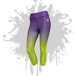 All The Way Live Designs Linear Womens Full Length And Capri Leggings (9 Colors)