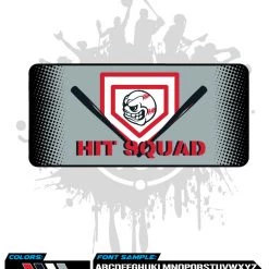 All The Way Live Designs Hit Squad License Plate