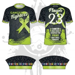 All The Way Live Designs Cancer Fighters Men's Jersey