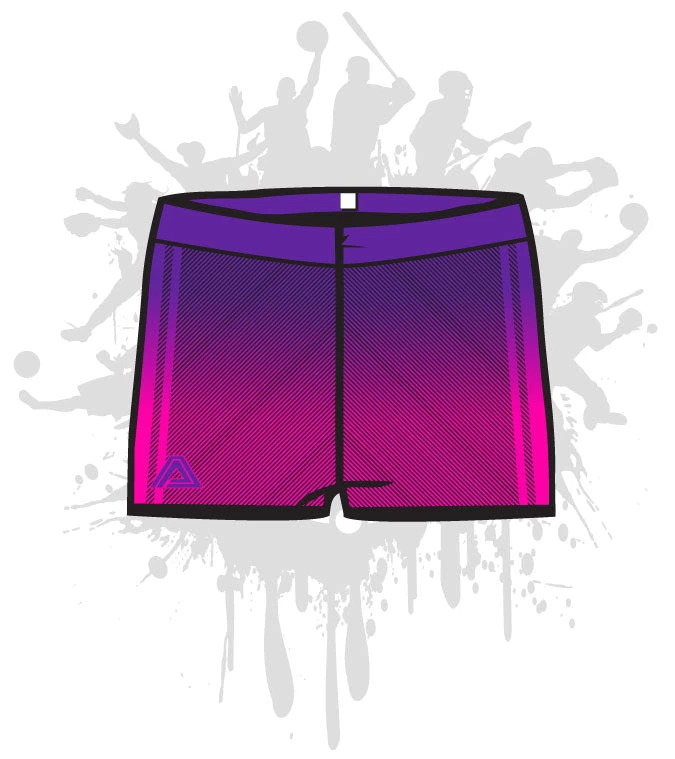 All The Way Live Designs Linear Women's Compression Shorts (13 Colors) 3 All The Way Live Designs Linear Women's Compression Shorts (13 Colors)