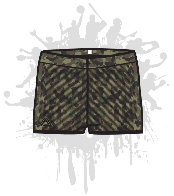 All The Way Live Designs Linear Women's Compression Shorts (13 Colors) 4 All The Way Live Designs Linear Women's Compression Shorts (13 Colors)