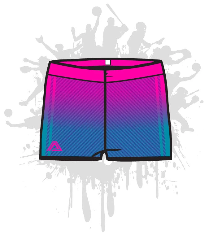 All The Way Live Designs Linear Women's Compression Shorts (13 Colors) 8 All The Way Live Designs Linear Women's Compression Shorts (13 Colors)