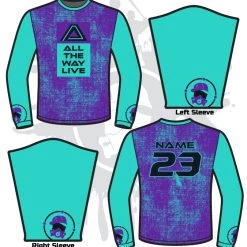 All The Way Live Designs Fade Out Full Dye Longsleeve Jersey Men 23 All The Way Live Designs Fade Out Full Dye Longsleeve Jersey Men
