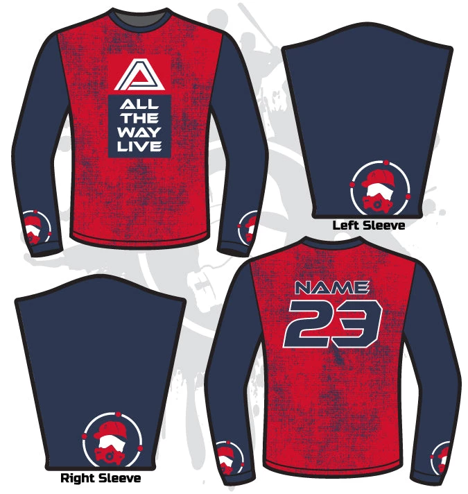 All The Way Live Designs Fade Out Full Dye Longsleeve Jersey Men 3 All The Way Live Designs Fade Out Full Dye Longsleeve Jersey Men