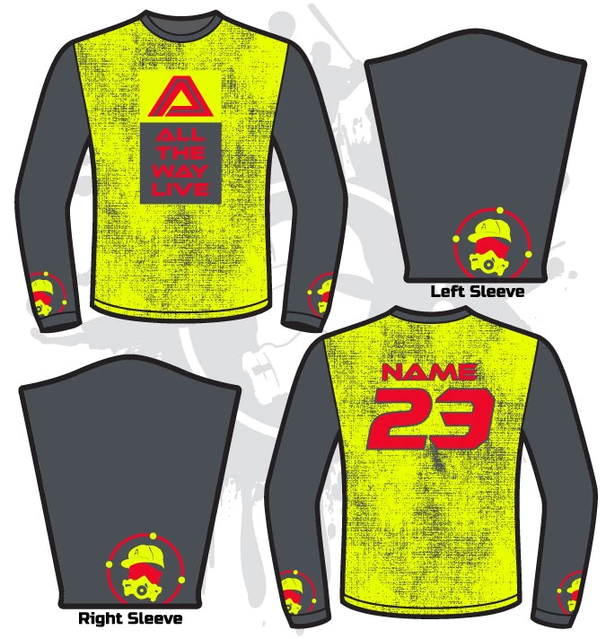 All The Way Live Designs Fade Out Full Dye Longsleeve Jersey Men 9 All The Way Live Designs Fade Out Full Dye Longsleeve Jersey Men