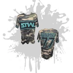 All The Way Live Designs Army Camo Tron Mens Full-Dye Jersey