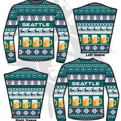 All The Way Live Designs Hardball ATWL Christmas Spirit Sweater-2