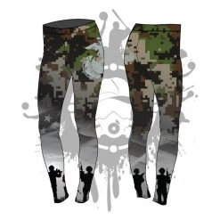 All The Way Live Designs Military Armed Forces (Marines) Womens Leggings