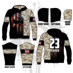 All The Way Live Designs Punishment Full Dye Hoodie