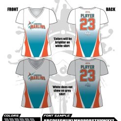 All The Way Live Designs Pinecrest Fall League Women's Sub Dye Jersey