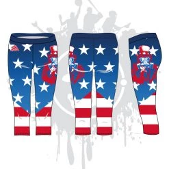 All The Way Live Designs Uncle Sam Women's Leggings
