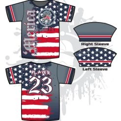 All The Way Live Designs Star Spangled Men's Full-Dye Jersey