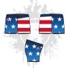 All The Way Live Designs God Bless America Women's Compression Shorts
