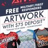All The Way Live Designs Military/First Responders Full Dye Artwork Design Fee 1 All The Way Live Designs Military/First Responders Full Dye Artwork Design Fee