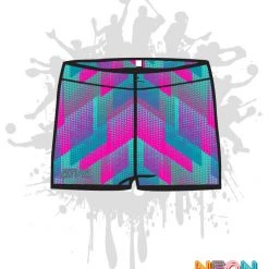 All The Way Live Designs Multi Pattern Women's Compression Shorts