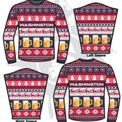 All The Way Live Designs Hardball ATWL Christmas Spirit Sweater-2