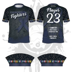 All The Way Live Designs Cancer Fighters Men's Jersey