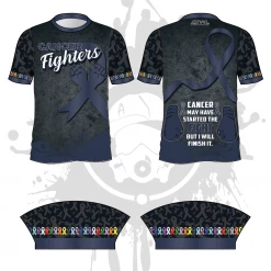 All The Way Live Designs Cancer Fighters Men's Jersey