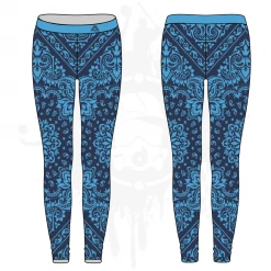 All The Way Live Designs Bandana Womens Leggings: 2-color (7 Colors Available) 13 All The Way Live Designs Bandana Womens Leggings: 2-color (7 Colors Available)