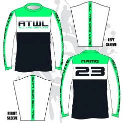 All The Way Live Designs Men Parallel Long Sleeve Jersey