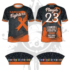 All The Way Live Designs Cancer Fighters Men's Jersey