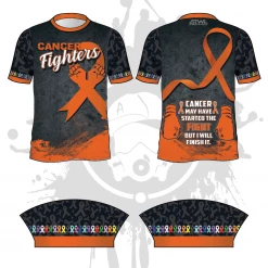 All The Way Live Designs Cancer Fighters Men's Jersey