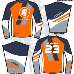 All The Way Live Designs Crossover Long Sleeve Full Dye Men