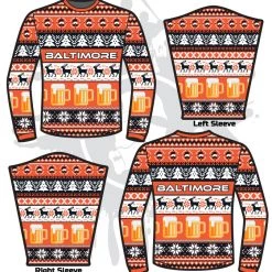All The Way Live Designs Hardball ATWL Christmas Spirit Sweater-2
