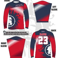 All The Way Live Designs Crossover Long Sleeve Full Dye Men