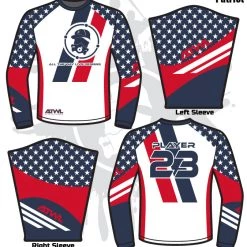 All The Way Live Designs Crossover Long Sleeve Full Dye Men