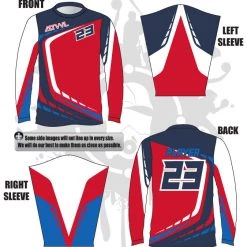 All The Way Live Designs Ubiquitous Men's Long Sleeve Jersey New Arrivals