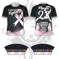 All The Way Live Designs Cancer Fighters Men's Jersey