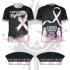 All The Way Live Designs Cancer Fighters Men's Jersey