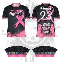 All The Way Live Designs Cancer Fighters Men's Jersey