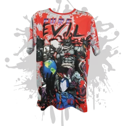 All The Way Live Designs Pure Evil 80's Villians Mens Full Dye Jersey