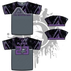 All The Way Live Designs Geometric Grunge Mens Full Dye Jerseys