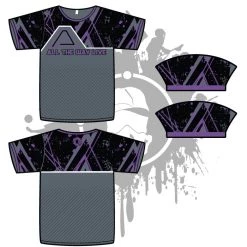 All The Way Live Designs Geometric Grunge Mens Full Dye Jerseys
