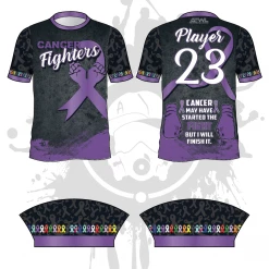 All The Way Live Designs Cancer Fighters Men's Jersey