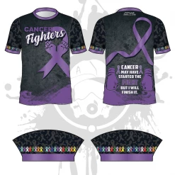 All The Way Live Designs Cancer Fighters Men's Jersey