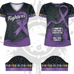 All The Way Live Designs Themes Cancer Fighters Women's Jersey