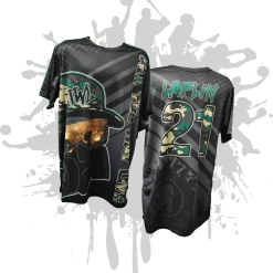 All The Way Live Designs Gas Mask Reflection Series Camo Mens Full Dye Jersey