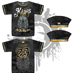 All The Way Live Designs Hit Kings Animal Series Mens Full Dye Jersey (Rhino)