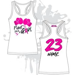 All The Way Live Designs Fight Like A Girl Women's Sub Dye Jersey Themes