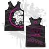 All The Way Live Designs Distressed Women's Racerback Full Dye Jersey