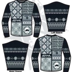 All The Way Live Designs Men Football ATWL Christmas Spirit Sweater-3