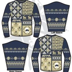 All The Way Live Designs Men Football ATWL Christmas Spirit Sweater-3