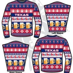 All The Way Live Designs Hardball ATWL Christmas Spirit Sweater-3 Men