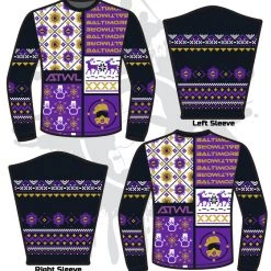 All The Way Live Designs Men Football ATWL Christmas Spirit Sweater-3