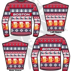 All The Way Live Designs Hardball ATWL Christmas Spirit Sweater-3 Men