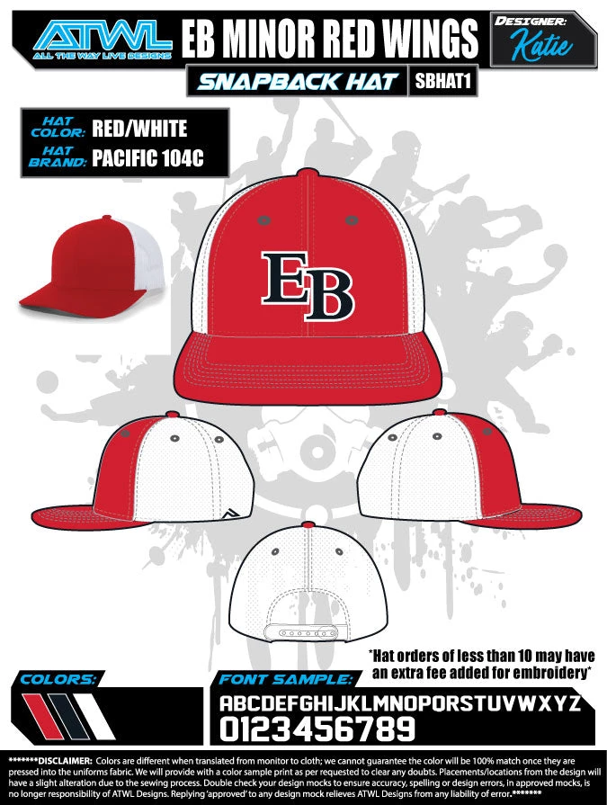All The Way Live Designs EastBay Spring League 2021 Baseball Hat 25 All The Way Live Designs EastBay Spring League 2021 Baseball Hat